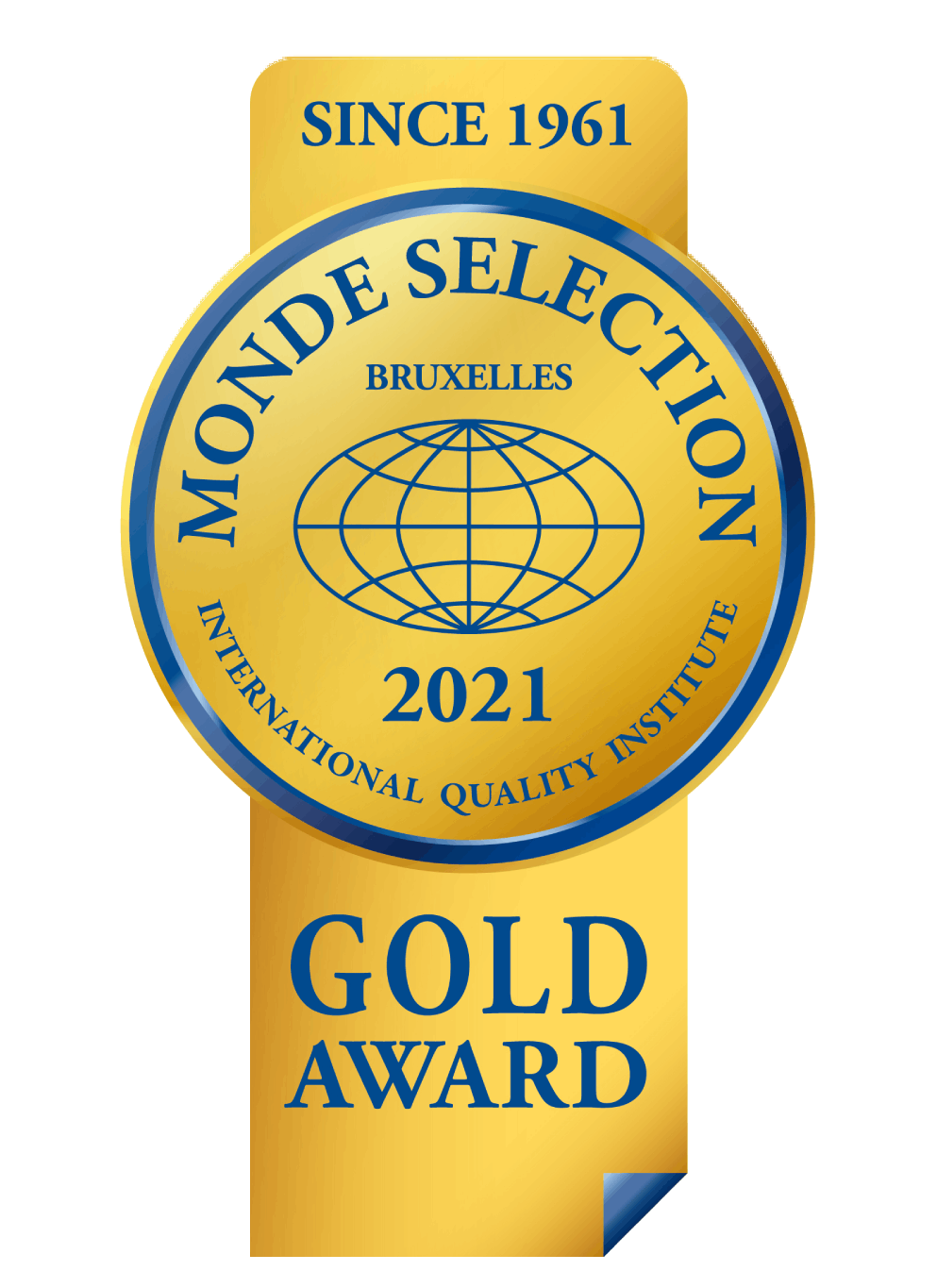 Gold Quality Award - Monde Selection 2021